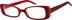 Rectangle Glasses 235618 in Red
