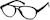 Angle view of Aviator Glasses 236021 in Black thumbnail