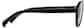 Side view of Aviator Glasses 236021 in Black thumbnail