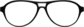 Front view of Aviator Glasses 236021 in Black thumbnail