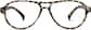 Front view of Aviator Glasses 236025 in Tortoiseshell thumbnail