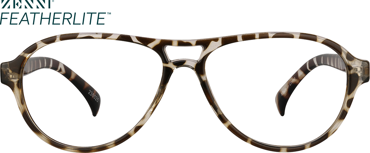 Tortoiseshell Aviator Glasses