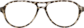 Front view of Aviator Glasses 236025 in Giraffe thumbnail