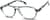 Angle view of Aviator Glasses 236026 in Blue thumbnail
