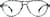 Front view of Aviator Glasses 236026 in Blue thumbnail