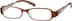 Rectangle Glasses 236115 in Brown