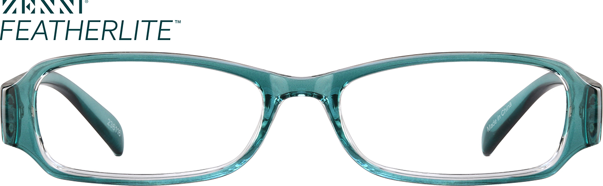 Blue Rectangle Glasses
