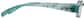 Side view of Rectangle Glasses 236116 in Blue thumbnail