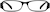 Front view of Rectangle Glasses 236121 in Black thumbnail