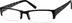 Rectangle Glasses 236221 in Black