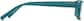 Side view of Rectangle Glasses 238624 in Teal thumbnail