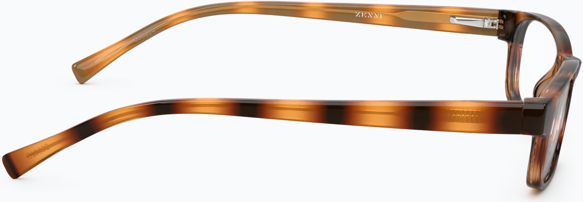 Side view of Rectangle Glasses 238625 in Tortoiseshell thumbnail