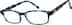 Rectangle Glasses 238626 in Blue