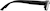 Side view of Rectangle Glasses 239621 in Black thumbnail