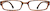 Front view of Rectangle Glasses 239625 in Tortoiseshell thumbnail