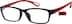 Rectangle Glasses 242121 in Black