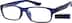 Rectangle Glasses 243536 in Blue
