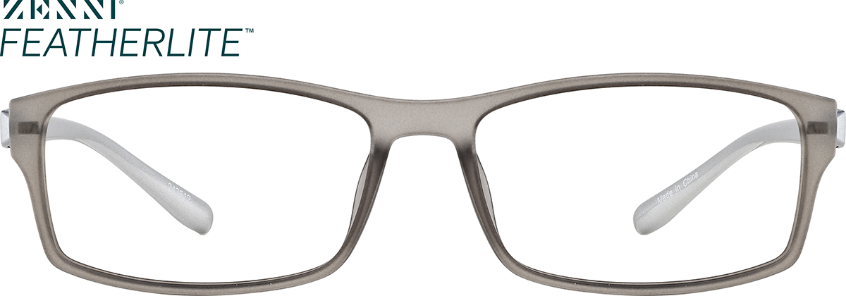 Gray Rectangle Glasses