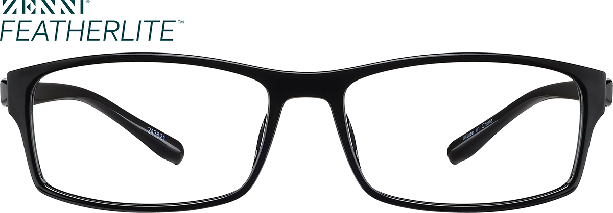 Black Rectangle Glasses