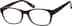 Rectangle Glasses 244721 in Black