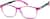 Angle view of Rectangle Glasses 245017 in Purple thumbnail