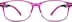 Rectangle Glasses 245017 in Purple