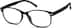 Rectangle Glasses 245021 in Black
