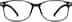 Rectangle Glasses 245021 in Black