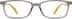 Rectangle Glasses 246513 in Grey