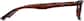 Side view of Rectangle Glasses 246525 in Tortoiseshell thumbnail