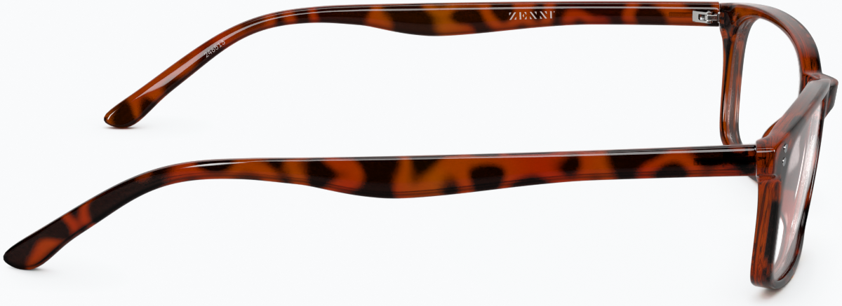 Side view of Rectangle Glasses 246525 in Tortoiseshell thumbnail