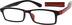 Rectangle Glasses 247128 in Red