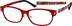 Oval Glasses 247818 in Red