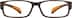 Rectangle Glasses 248615 in Brown