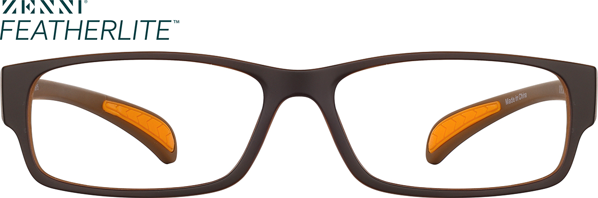 Brown Rectangle Glasses