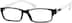Rectangle Glasses 248721 in Black