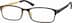 Rectangle Glasses 249121 in Black