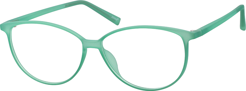 Green Cat Eye Glasses 249224