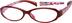 Oval Glasses 254118 in Red