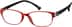 Rectangle Glasses 254918 in Red