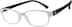 Rectangle Glasses 254930 in White
