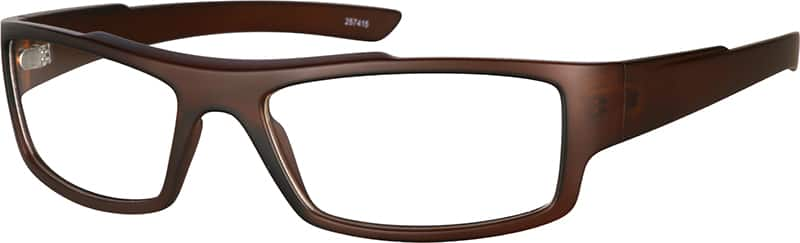 Angle view of Sport Glasses 257415 in Brown