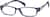 Angle view of Rectangle Glasses 257736 in Purple thumbnail