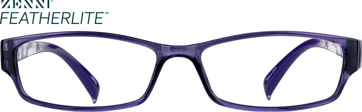 Purple Rectangle Glasses