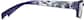 Side view of Rectangle Glasses 257736 in Purple thumbnail