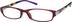 Rectangle Glasses 259018 in Red