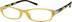 Rectangle Glasses 259022 in Yellow