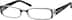 Rectangle Glasses 260116 in Black