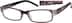 Rectangle Glasses 260518 in Red