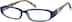 Rectangle Glasses 261016 in Blue